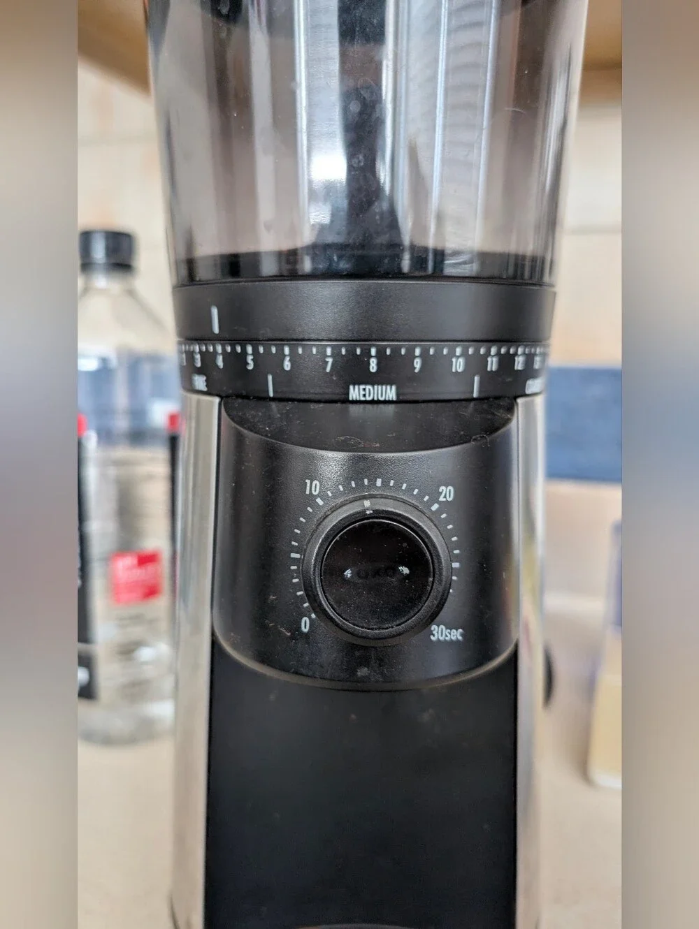 EUC OXO Brew Conical Burr Coffee Grinder W/Timer 8717000 Stainless Steel, Tested